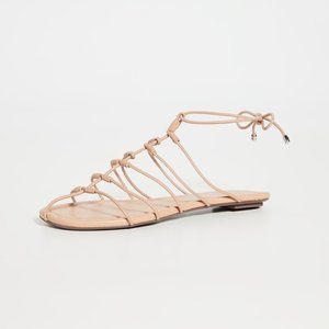 NWT Schutz Faux Leather Strappy Tie Tita Sandals